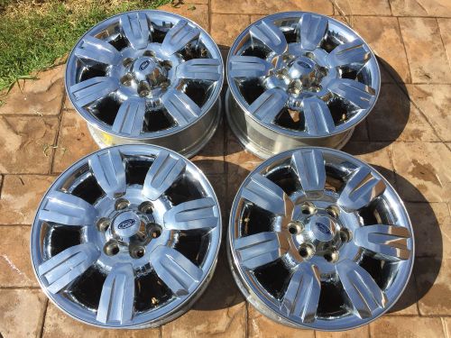 18&#034; ford f150 expedition ranch limited chrome oem factory stock wheels rims