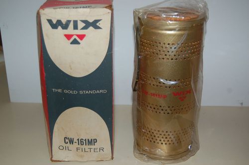 Vintage wix oil filter,# cw-161mp, nosr, autocar, caterpillar, bay city shovel