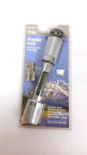 Drawtite drawbar lock 5/8” pin lock fits 2” receivers