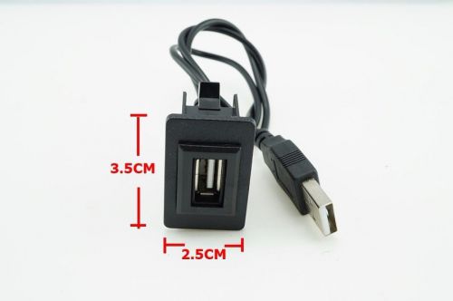 Honda city 2014 port usb in socket and cable size 2.5 x 3.5 cm