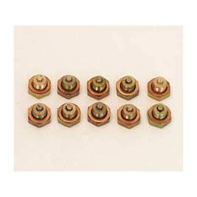 Canton racing products drain plug oil pan 1/2-20 rh" copper washer set of 10