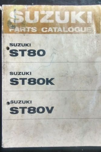Suzuki st80 parts catalogue