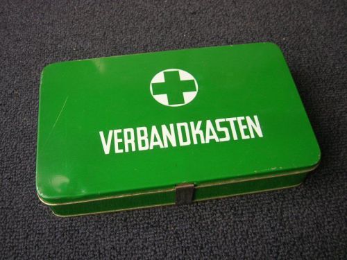First aid set kit box porsche 356 911 vw split oval bmw mb 190 300 sl ... nice !