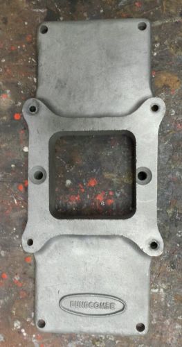 Dunscombe blower plate single quad carb plate top for hot rat rod nostalgia drag
