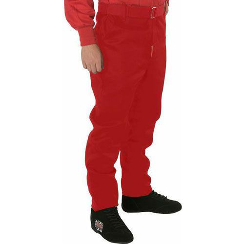 G-force 4127lrgrd gf125 single layer pants sfi 3.2a/1 red
