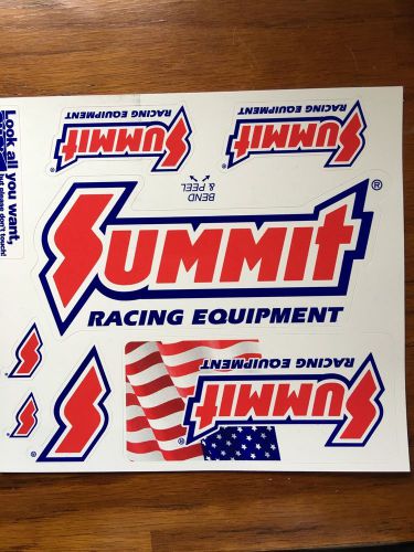 Summit racing equipment sticker sheet sum-164-10