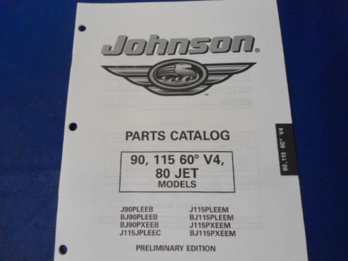 1998  johnson parts catalog , 90, 115 60 v4, 80 jet models