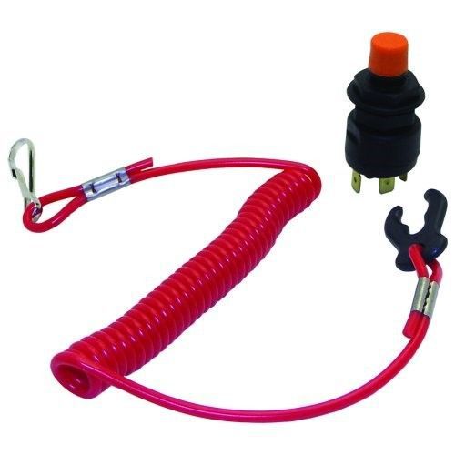 Invincible marine universal outboard safety kill switch w/ lanyard br51303