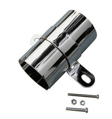 Trans-dapt 9006 coil bracket steel chrome canister-style universal each
