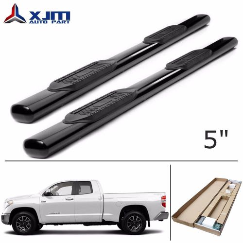 Xjm 5&#034;oval [black] nerf bar for 2007-2016 toyota tundra double cab running board