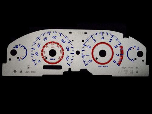 140mph silver reverse glow gauge indiglo face new for 2003 nissan sentra se-r