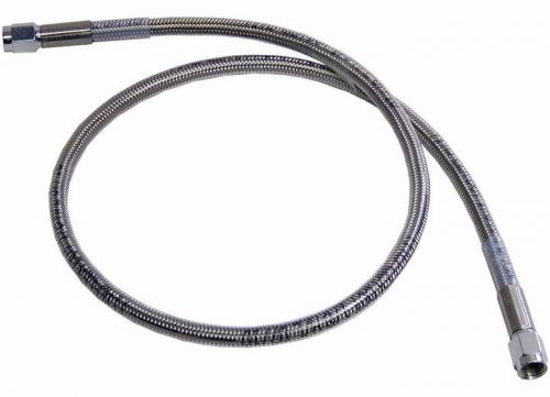 -4 an 12&#034; stainless steel braided brake line assembled straight straight
