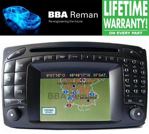 Mercedes benz sl500 navigation gps radio cd player multi function display repair