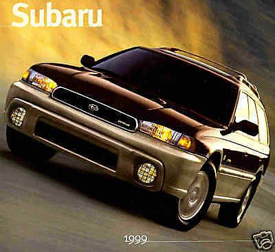 1999 subaru brochure-legacy-outback-forester-impreza rs