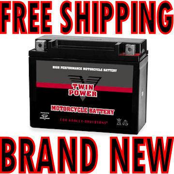 Battery ytx20hl replaces 65989-97a 1997-2003 harley davidson sportster xl