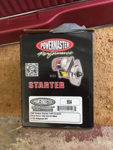 Powermaster 9504 xs torque; starter