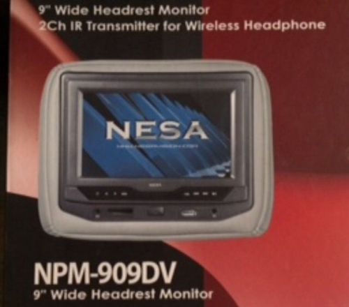 Nesa npm-909dv 9&#034; headrest tv dvd players