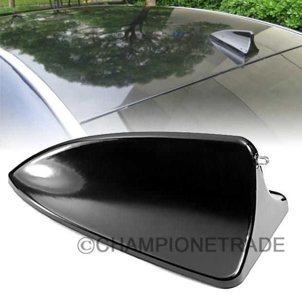 Carbon black car antenna shark fin dummy antenna decorative universal for audi