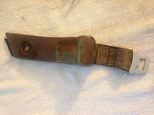 1968-69 roadrunner charger coronet front seat belt brown one retractable