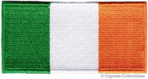 Ireland heritage biker patch irish embroidered flag new iron-on applique