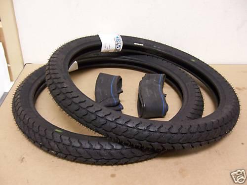 Moped scooter michelin tires & tubes 2.25x17 honda cub