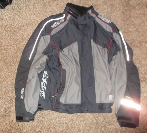 Scott usa gore-tex motorcycle jacket xl extra large adventure dual sport klim
