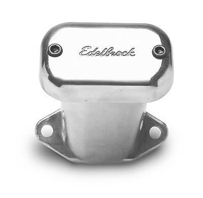 Edelbrock race series polished aluminium breather, ed4203