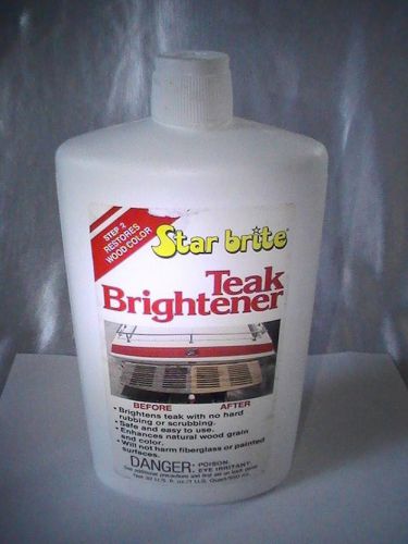 Star brite teak brightener, 32 us oz, heavy duty formula