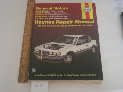 General motors buick oldsmobile pontiac haynes automotive repair manual fuc
