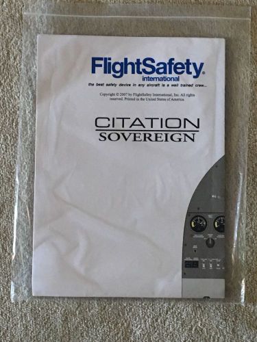 Cessna citation sovereign pilot training poster