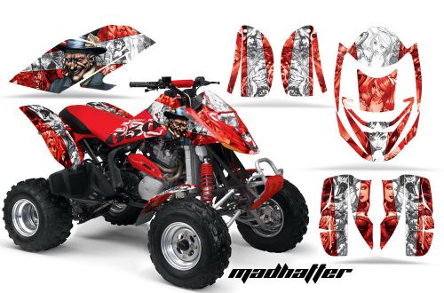 Can am amr racing graphics sticker kits atv canam ds 650 decals ds650 madhat rw