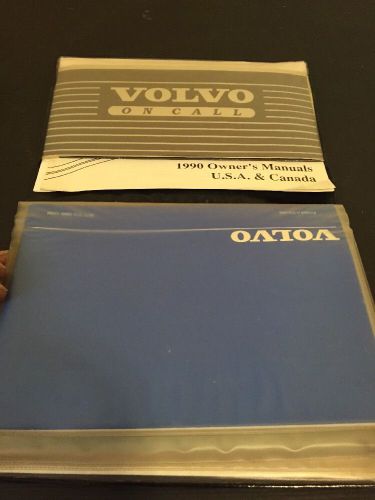 Volvo 1990 maintenance records manual usa &amp; candada