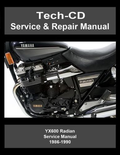 Yamaha radian service &amp; repair manual yx600 1986 1987 1988 1989 1990