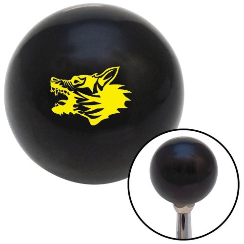 American shifter knob yellow angry dog black m16x1.5
