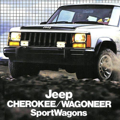 1984 jeep cherokee &amp; wagoneer brochure -cherokee chief-pioneer-wagoneer limited