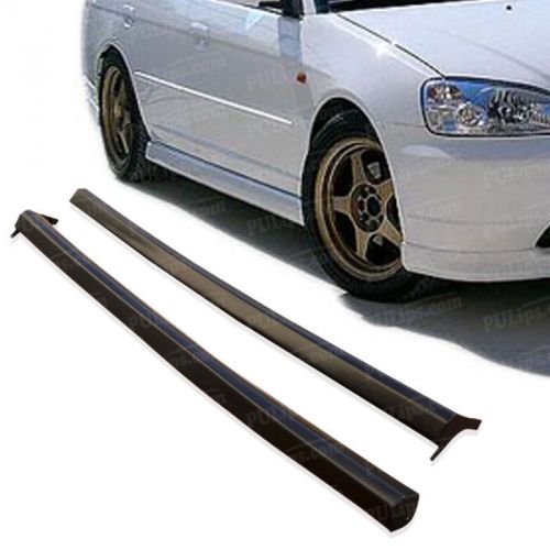 Rs style side skirts for honda civic coupe/sedan 2001-2005