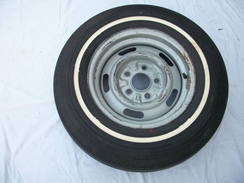 1969 camaro spare tire &amp; rally wheel xn ralley rim uniroyal f78 1968 ss rs z/28