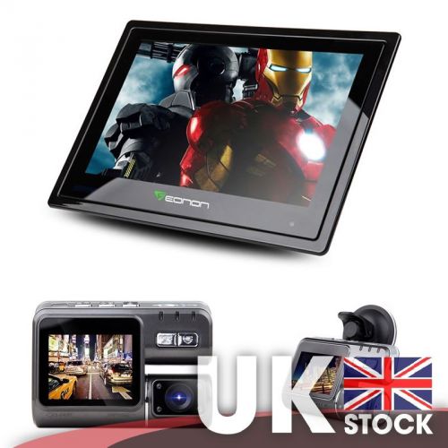 10&#034; screen touch button lcd stand alone/headrest monitor+ 2&#034; lcd hd dashcam