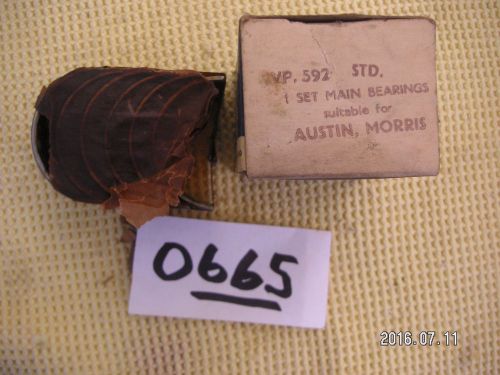 Austin  morris main bearings v.p. 592 std.               my# 0665     my#0665g2