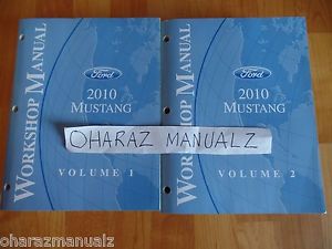 2010 ford mustang service manuals oem
