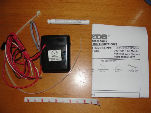 New genuine mazda remote start immobilizer interface kit 0000-8f-h05a 2004-up