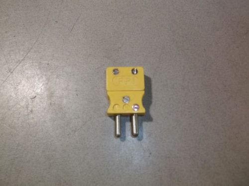New fpi 2-prong plug, yellow *free shipping*
