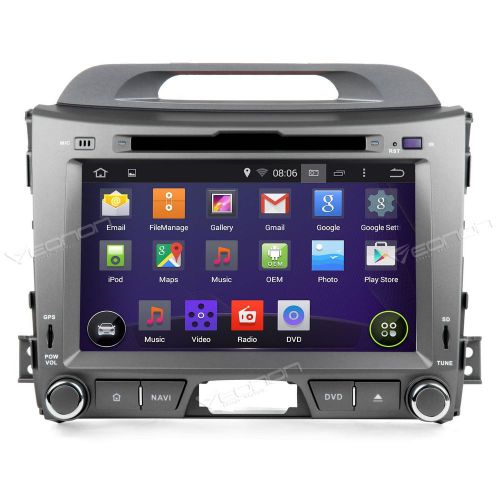 Us 8&#034; hd car dvd gps android player wifi stereo navigation o for kia sportage