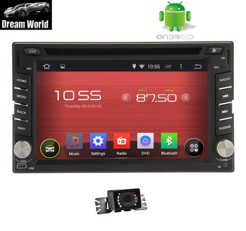 Android 4.4 3g 2din car dvd stereo dash media player gps navigation wifi+camera