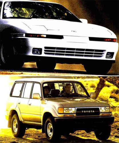 1991 toyota brochure -celica-supra-paseo-mr2-pickup