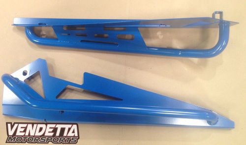 2016 2015 polaris rzr 900 rock slider rockers with tube in blue