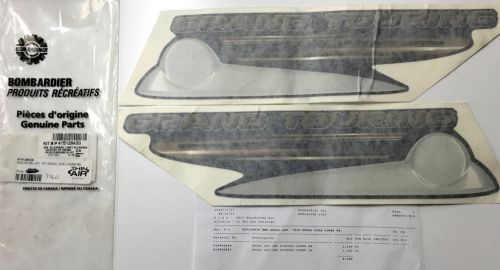 New genuine oem ski-doo inferior lateral decal kit &#039;03 grand touring 380 f,550 f