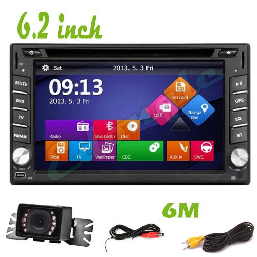 Double 2din in dash gps navi car cd dvd player bluetooth auto stereo radio ipod