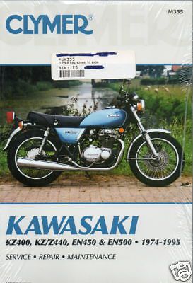 1974-95 kawasaki kz400,kz/z440,en450,en500 serv manual