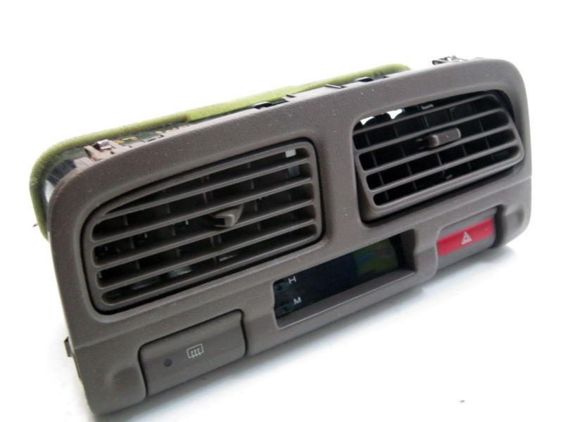 Oem 1996-1999 infiniti i30 a/c heat vent hazard clock defrost heat switch bezel